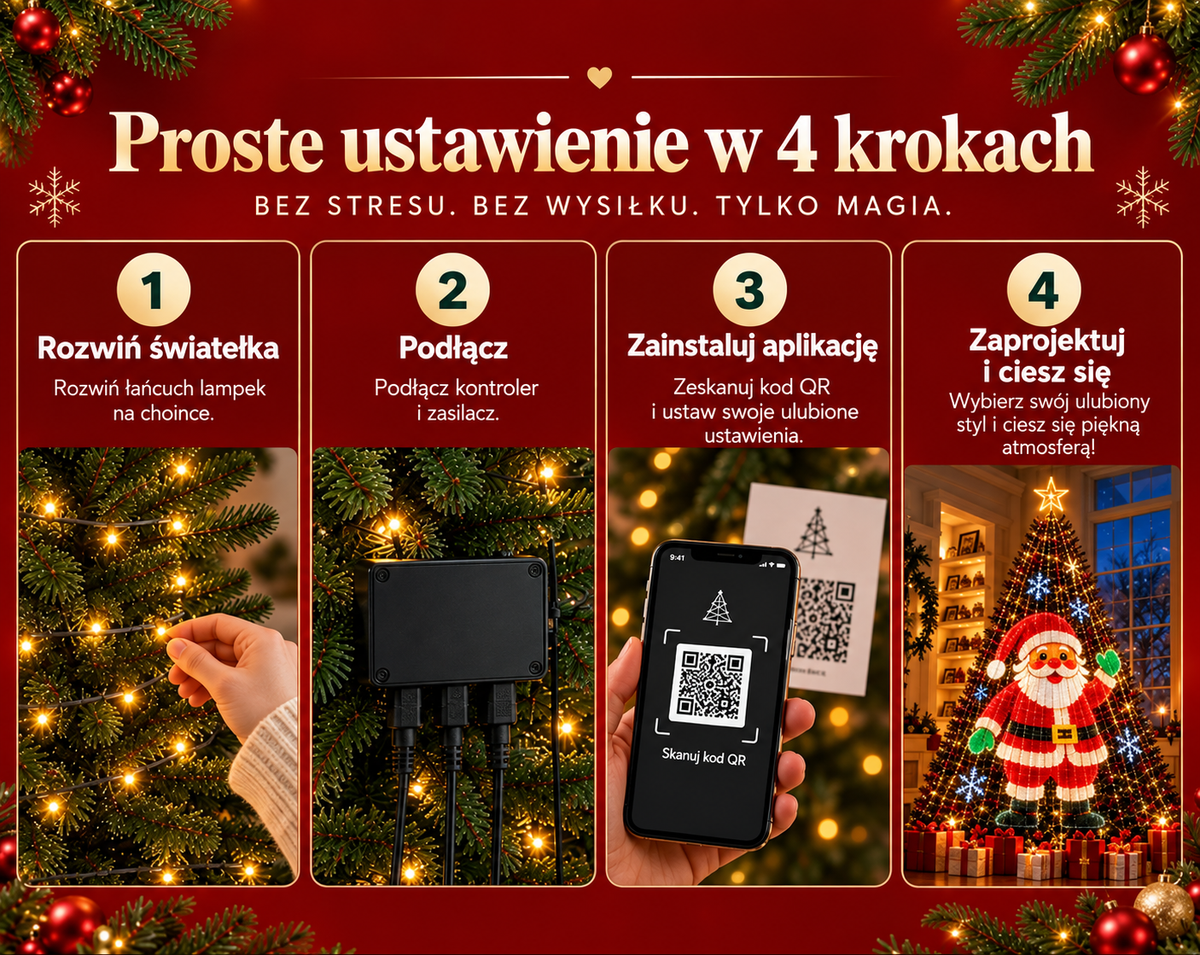 ZAPTRO - LAMPKI NA CHOINKĘ